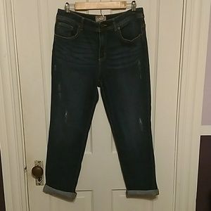 2 pairs of Chico's Boyfriend denim